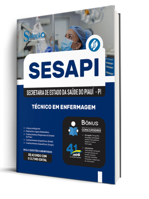 Apostila Secretaria de Estado da Saúde do Piauí 2026 - Técnico em Enfermagem - Imagem 2