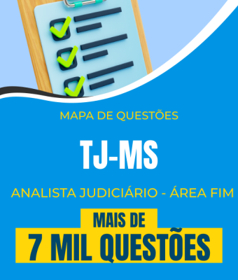 Mapa de Questões Online - TJ-MS - Analista Judiciário - Área Fim - 7 Mil Questões - Imagem 1