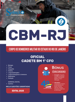 Apostila CBM-RJ 2026 - Oficial - Cadete BM 1º CFO - Imagem 3