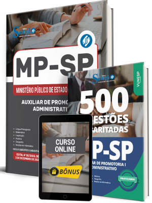 Combo MP-SP 2026 - Auxiliar de Promotoria I - Administração - Imagem 1