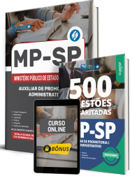 Combo MP-SP 2026 - Auxiliar de Promotoria I - Administração