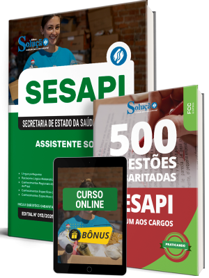 Combo SESAPI 2026 - Assistente Social - Imagem 1