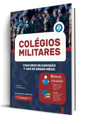 Apostila Colégio Militar 2026 - Concurso de Admissão 1º ano do Ensino Médio - Imagem 1