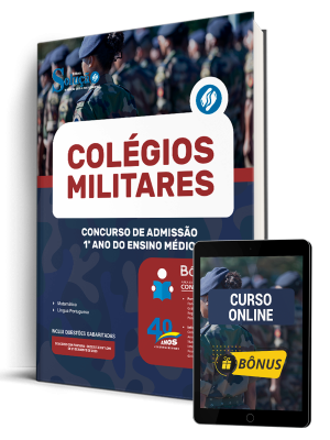 Apostila Colégio Militar 2026 - Concurso de Admissão 1º ano do Ensino Médio - Imagem 1