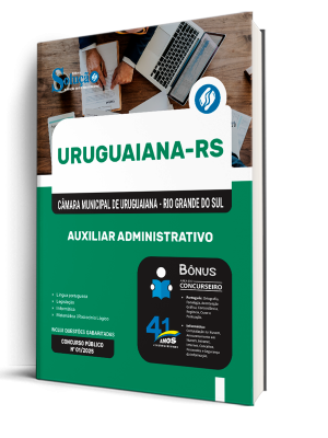 Apostila Câmara de Uruguaiana - RS 2026 - Auxiliar Administrativo - Imagem 2