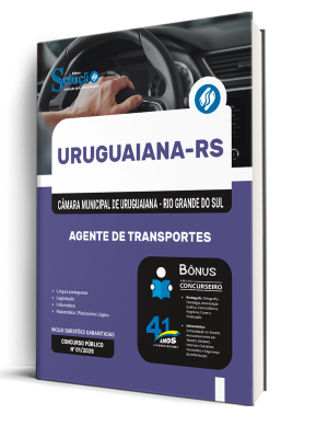 Apostila Câmara de Uruguaiana - RS 2026 - Agente de Transportes - Imagem 1