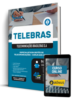 Apostila Telebrás 2026 - Especialista em Gestão em Telecomunicações - Comum aos Cargos - Imagem 1