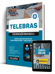 Capa Apostila Telebrás 2026 - Especialista em Gestão em Telecomunicações - Comum aos Cargos