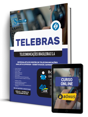 Apostila Telebrás 2026 - Especialista em Gestão de Telecomunicações - Analista Superior – Subatividade: Administrativo - Imagem 2