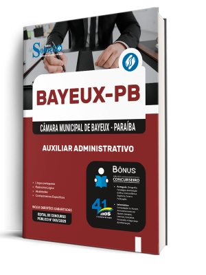 Apostila Câmara de Bayeux-PB 2026 - Auxiliar Administrativo - Imagem 1
