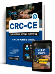 Capa Apostila CRC-CE 2026 - Auxiliar Administrativo