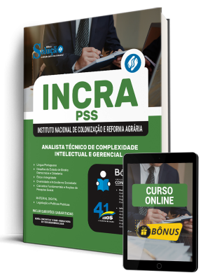 Apostila INCRA 2025 - Analista Técnico de Complexidade Intelectual e Analista Técnico de Complexidade Gerencial - Imagem 1