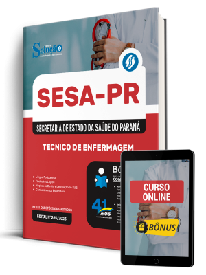 Apostila SESA-PR 2025 - Promotor de Saúde Execução - Tecnico de Enfermagem - Imagem 1