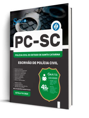 Apostila PC-SC 2026 - Escrivão de Polícia Civil - Imagem 2