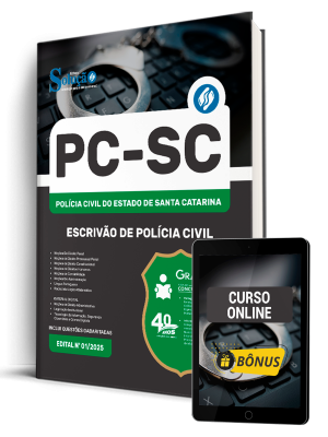 Apostila PC-SC 2026 - Escrivão de Polícia Civil - Imagem 1
