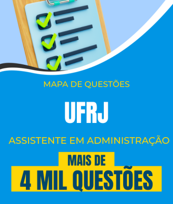 Mapa de Questões Online - UFRJ - Assistente em Administração - 4 Mil Questões - Imagem 1