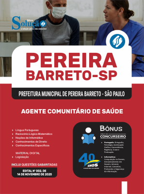Apostila Prefeitura de Pereira Barreto - SP 2025 - Agente Comunitário de Saúde - Imagem 3