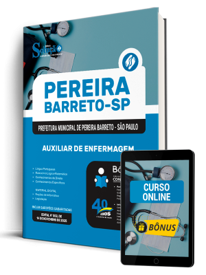 Apostila Prefeitura de Pereira Barreto - SP 2026 - Auxiliar de Enfermagem
