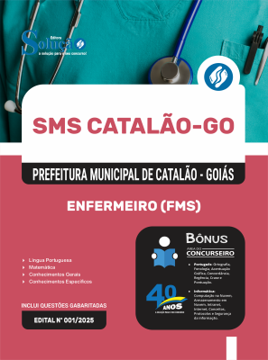 Apostila SMS Catalão-GO 2025 - Enfermeiro FMS - Imagem 3