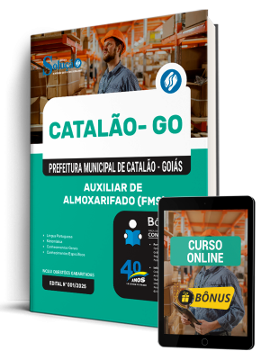 Apostila SMS Catalão-GO 2025 - Auxiliar de Almoxarifado FMS - Imagem 1
