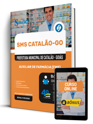 Apostila SMS Catalão-GO 2025 - Auxiliar de Farmácia FMS - Imagem 1