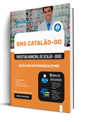 Apostila SMS Catalão-GO 2025 - Auxiliar de Farmácia FMS - Imagem 2