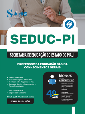 Apostila SEDUC-PI 2025 - Professor da Educação Básica - Imagem 3