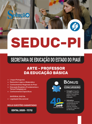 Apostila SEDUC-PI 2025 - Professor da Educação Básica - Artes - Imagem 3