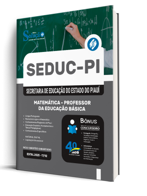 Apostila SEDUC-PI 2026 - Professor de Matemática - Imagem 2