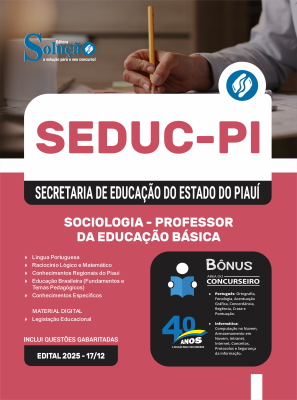 Apostila SEDUC-PI em PDF 2026 - Professor da Educação Básica - Sociologia - Imagem 1