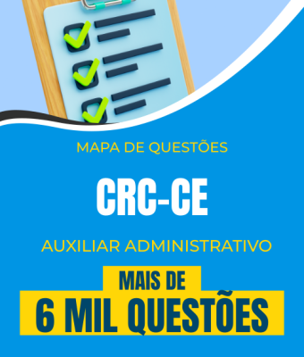 Mapa de Questões Online - CRC-CE - Auxiliar Administrativo - 6 Mil Questões - Imagem 1