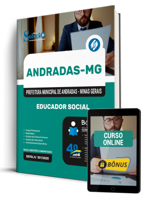Apostila Prefeitura de Andradas-MG 2025 - Educador Social - Imagem 1