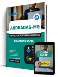 Capa Apostila Prefeitura de Andradas-MG 2026 - Educador Social