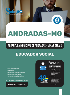 Apostila Prefeitura de Andradas-MG 2025 - Educador Social - Imagem 3