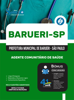 Apostila Prefeitura de Barueri - SP 2025 - Agente Comunitário de Saúde - Imagem 3