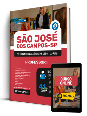 Apostila Prefeitura de São José dos Campos - SP 2025 - Professor I - Imagem 1