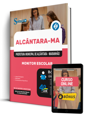 Apostila Prefeitura de Alcântara-MA 2026 - Monitor Escolar - Imagem 1