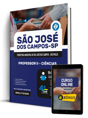 Apostila Prefeitura de São José dos Campos - SP 2025 - Professor II - Ciências - Imagem 1