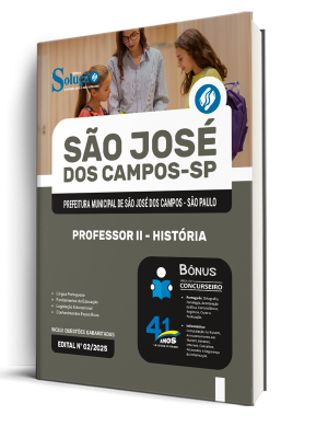 Apostila Prefeitura de São José dos Campos - SP 2026 - Professor II - História - Imagem 2