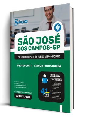 Apostila Prefeitura de São José dos Campos - SP 2025 - Professor II - Português - Imagem 2