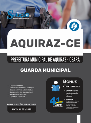 Apostila Prefeitura de Aquiraz - CE 2025 - Guarda Municipal - Imagem 3