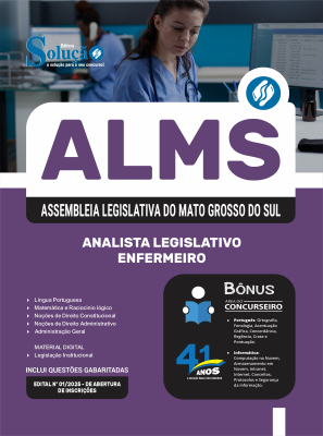Apostila ALEMS 2025 - Analista Legislativo - Enfermeiro - Imagem 3