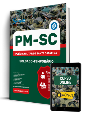 Apostila PM-SC 2026 - Soldado - Temporário - Imagem 1