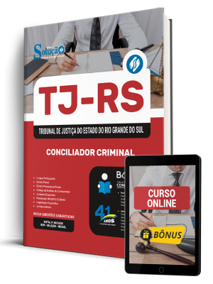 Apostila TJ-RS 2025 - Conciliador Criminal - Imagem 1