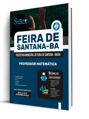 Apostila Prefeitura de Feira de Santana - BA 2025 - Professor de Matemática - Imagem 2