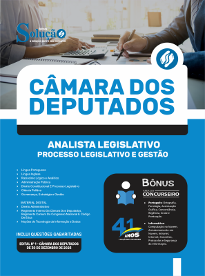 Apostila Câmara dos Deputados 2025 - Analista Legislativo - Imagem 3