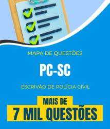 Mapa de Questões Online - PC-SC - Escrivão de Polícia Civil - 7 Mil Questões