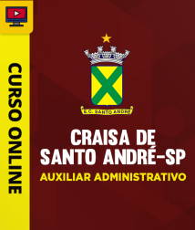 Capa Curso CRAISA de Santo André - SP - Auxiliar Administrativo