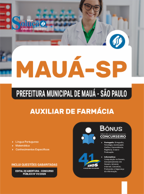 Apostila Prefeitura de Mauá - SP em PDF 2026 - Auxiliar de Farmácia - Imagem 1
