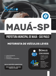 Apostila Prefeitura de Mauá - SP em PDF 2026 - Motorista de Veículos Leves